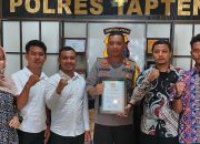 Kunjungan Silaturahmi IMSU Diterima Kapolres Tapteng