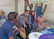 Sambangi Warga Binaannya, Bhabinkamtibmas Serap Curhatan
