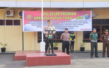 Ops Patuh Toba 2024, Kapolres Sibolga Pimpin Apel Gelar Pasukan
