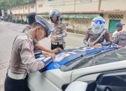 Hari Keempat, Polres Sibolga Tindak Pelanggar Dengan Tilang
