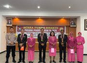 PJU Polres Sibolga Antar 3 Personil Polres Sibolga Purna Bhakti