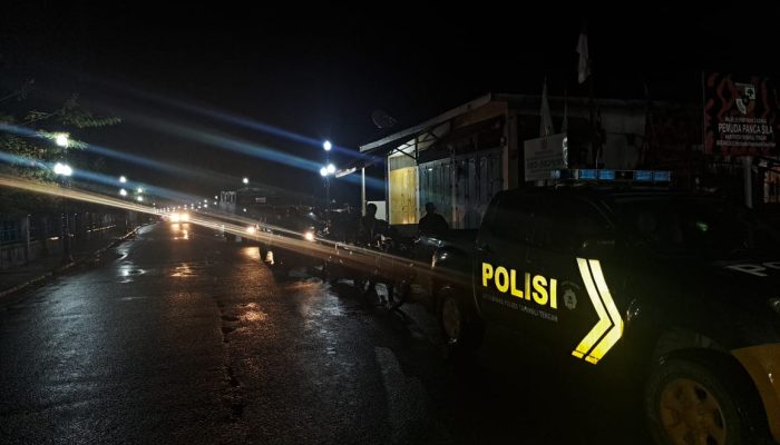 Patroli Gabungan Polres Tapteng Antisipasi Konflik Pilkada