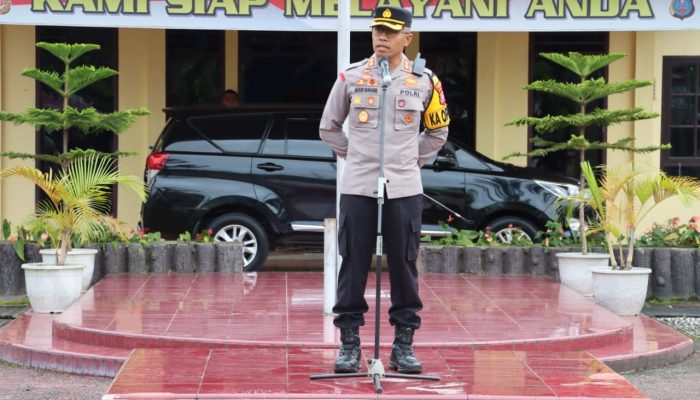 Lepas Personil Brimob, Kapolres Dairi : Terimakasih Kerjasamanya